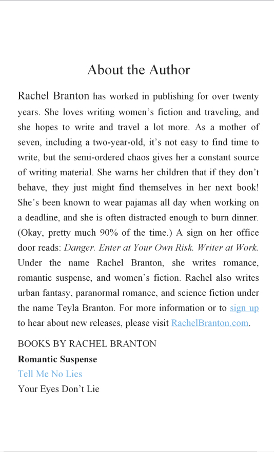 Your Eyes Don’t Lie